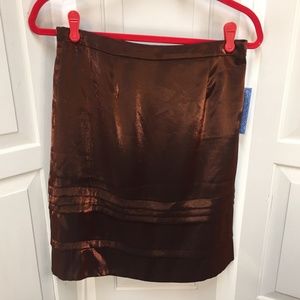 Simply Vera Shiny Copper Skirt